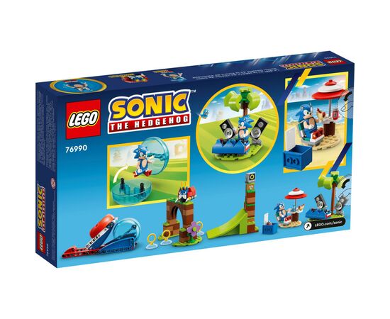 Конструктор LEGO Sonic the Hedgehog Соревнования скоростной сферы Соника 292 детали (76990), изображение 8 Конструктор LEGO Sonic the Hedgehog Соревнования скоростной сферы Соника 292 детали (76990), изображение 8