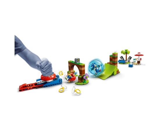 Конструктор LEGO Sonic the Hedgehog Соревнования скоростной сферы Соника 292 детали (76990), изображение 9 Конструктор LEGO Sonic the Hedgehog Соревнования скоростной сферы Соника 292 детали (76990), изображение 9