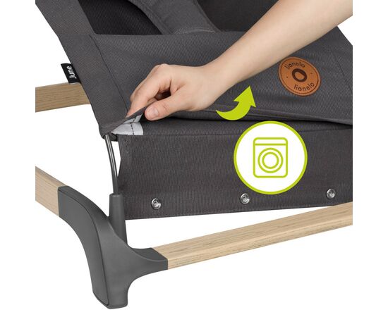 Кресло-качалка Lionelo шезлонг June grey stone (LO-JUNE GREY STONE), изображение 11 Кресло-качалка Lionelo шезлонг June grey stone (LO-JUNE GREY STONE), изображение 11