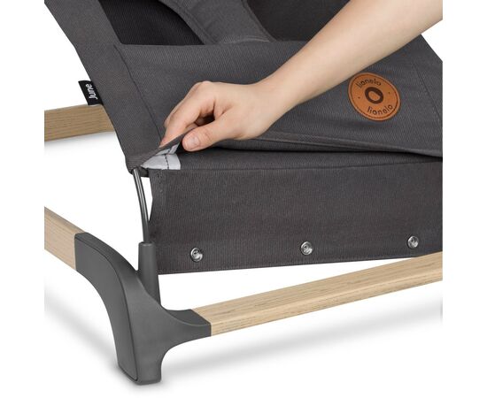 Кресло-качалка Lionelo шезлонг June grey stone (LO-JUNE GREY STONE), изображение 8 Кресло-качалка Lionelo шезлонг June grey stone (LO-JUNE GREY STONE), изображение 8