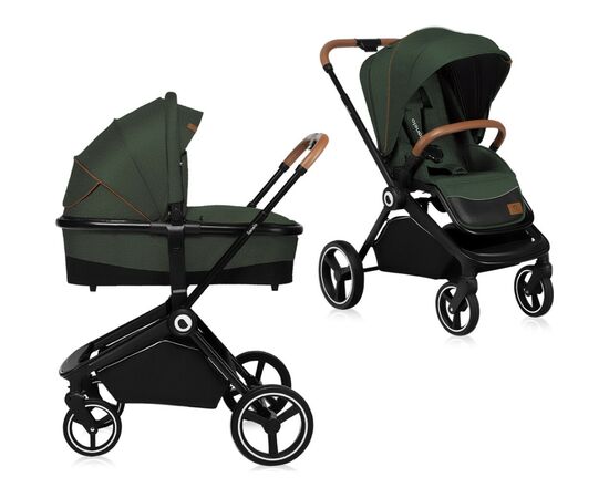 Коляска Lionelo 2 в 1 Mika 2IN1 Green Forest (LO-MIKA 2IN1 GREEN FOREST)
