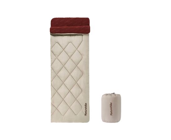 Спальный мешок Naturehike R350 CNH22SD005 Burgundy/Beige (6927595753514)