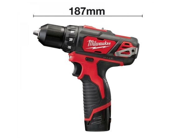 Шуруповерт Milwaukee M12 BDD-202C, 30 Нм (4933441915), изображение 7 Шуруповерт Milwaukee M12 BDD-202C, 30 Нм (4933441915), изображение 7