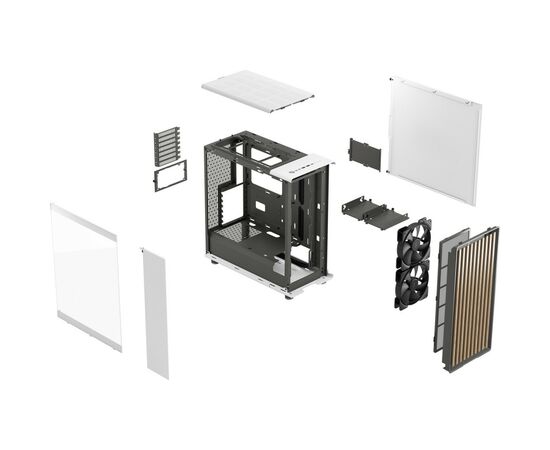 Корпус Fractal Design North Chalk White TG Clear Tin (FD-C-NOR1C-04), изображение 12