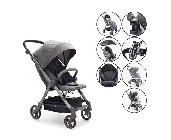 Коляска Twistshake All Covered Grey (78950), изображение 10 Коляска Twistshake All Covered Grey (78950), изображение 10