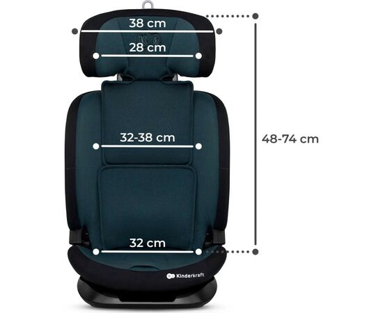 Автокресло Kinderkraft Oneto3 i-Size Graphite Black (KCONE300BLK0000) (5902533922161), изображение 12 Автокресло Kinderkraft Oneto3 i-Size Graphite Black (KCONE300BLK0000) (5902533922161), изображение 12