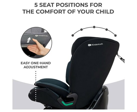 Автокресло Kinderkraft Oneto3 i-Size Graphite Black (KCONE300BLK0000) (5902533922161), изображение 9 Автокресло Kinderkraft Oneto3 i-Size Graphite Black (KCONE300BLK0000) (5902533922161), изображение 9