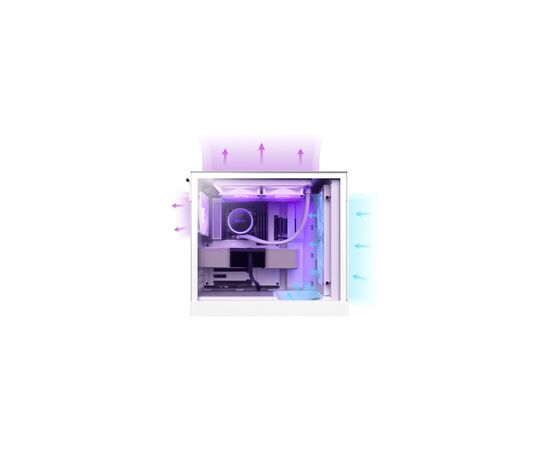 Корпус NZXT H5 Flow RGB 2023 All Black Edition (CC-H51FW-R1), изображение 11 Корпус NZXT H5 Flow RGB 2023 All Black Edition (CC-H51FW-R1), изображение 11