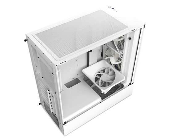 Корпус NZXT H5 Flow RGB 2023 All Black Edition (CC-H51FW-R1), изображение 6 Корпус NZXT H5 Flow RGB 2023 All Black Edition (CC-H51FW-R1), изображение 6