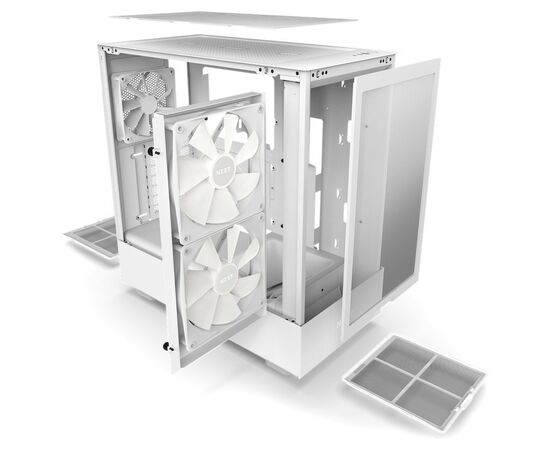 Корпус NZXT H5 Flow RGB 2023 All Black Edition (CC-H51FW-R1), изображение 8 Корпус NZXT H5 Flow RGB 2023 All Black Edition (CC-H51FW-R1), изображение 8