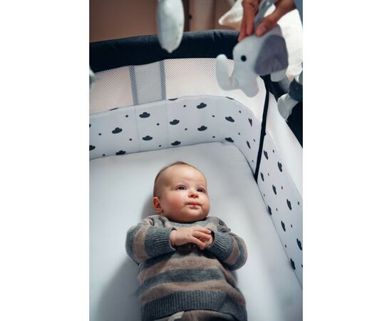 Кроватка MoMi Приставне ліжечко MoMi REVO (колір - dark grey) (LOZE00021), изображение 10 Кроватка MoMi Приставне ліжечко MoMi REVO (колір - dark grey) (LOZE00021), изображение 10