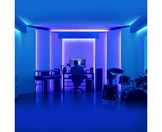 Светодиодная лента Govee RGBIC Basic Wi-Fi + Bluetooth LED Strip Light 5м Білий (H618A3D1), изображение 6 Светодиодная лента Govee RGBIC Basic Wi-Fi + Bluetooth LED Strip Light 5м Білий (H618A3D1), изображение 6