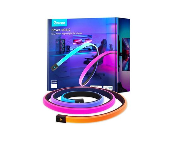 Світлодіодна стрічка Govee Neon Gaming Table Light 3м Білий (H61C33D1)