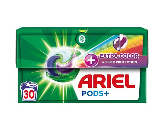 Капсулы для стирки Ariel Pods + Экстразащита Цвета и Волокон 30 шт. (8001090802873)