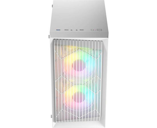 Корпус Logic concept ATOS MESH+GLASS ARGB fans 3x120mm WHITE (AM-ATOS-20-0000000-0002), зображення 3 Корпус Logic concept ATOS MESH+GLASS ARGB fans 3x120mm WHITE (AM-ATOS-20-0000000-0002), зображення 3