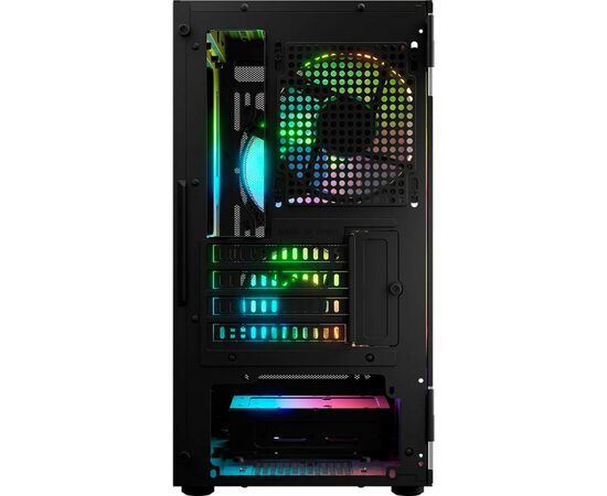 Корпус Logic concept PORTOS MESH+GLASS ARGB fans 3x120mm BLACK (AM-PORTOS-10-0000000-0002), зображення 10 Корпус Logic concept PORTOS MESH+GLASS ARGB fans 3x120mm BLACK (AM-PORTOS-10-0000000-0002), зображення 10