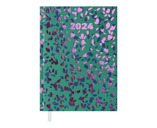 Тижневик Buromax датований 2024 MOTIVETION, А5 бірюзовий (BM.2172-06)