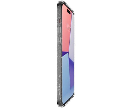Чехол для мобильного телефона Spigen Apple iPhone 15 Liquid Crystal Glitter Crystal Quartz (ACS06788), изображение 3 Чехол для мобильного телефона Spigen Apple iPhone 15 Liquid Crystal Glitter Crystal Quartz (ACS06788), изображение 3