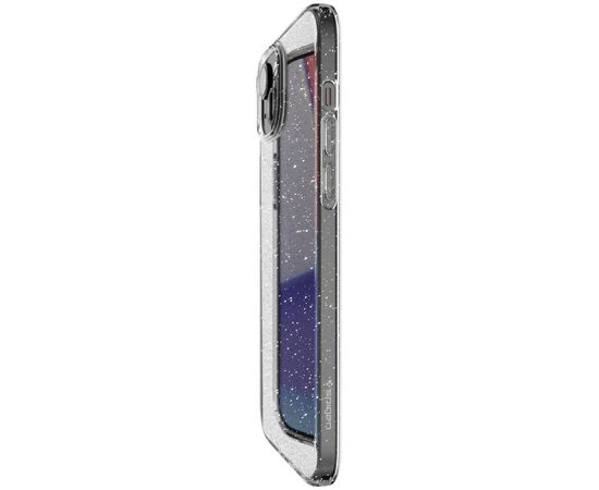 Чехол для мобильного телефона Spigen Apple iPhone 15 Liquid Crystal Glitter Crystal Quartz (ACS06788), изображение 4 Чехол для мобильного телефона Spigen Apple iPhone 15 Liquid Crystal Glitter Crystal Quartz (ACS06788), изображение 4