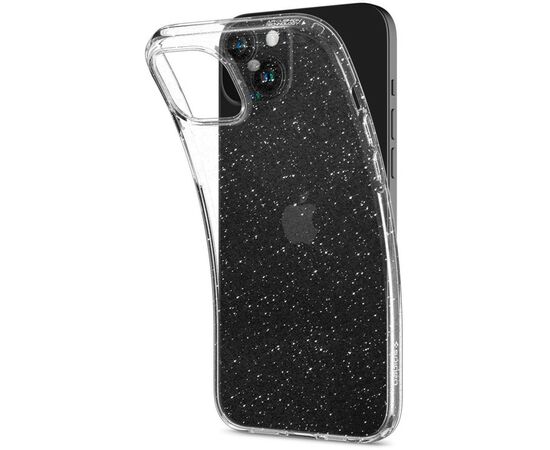 Чехол для мобильного телефона Spigen Apple iPhone 15 Liquid Crystal Glitter Crystal Quartz (ACS06788), изображение 9 Чехол для мобильного телефона Spigen Apple iPhone 15 Liquid Crystal Glitter Crystal Quartz (ACS06788), изображение 9