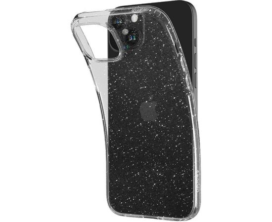 Чехол для мобильного телефона Spigen Apple iPhone 15 Plus Liquid Crystal Glitter Crystal Quartz (ACS06648), изображение 10
