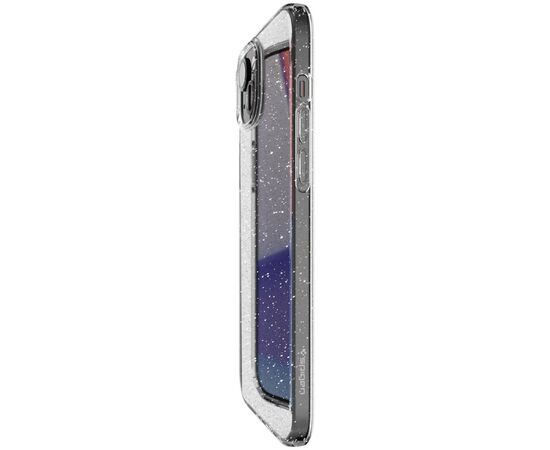 Чехол для мобильного телефона Spigen Apple iPhone 15 Plus Liquid Crystal Glitter Crystal Quartz (ACS06648), изображение 5