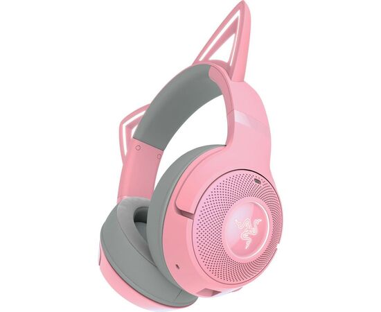 Наушники Razer Kraken Kitty V2 Bluetooth Quartz (RZ04-04860100-R3M1), изображение 3 Наушники Razer Kraken Kitty V2 Bluetooth Quartz (RZ04-04860100-R3M1), изображение 3