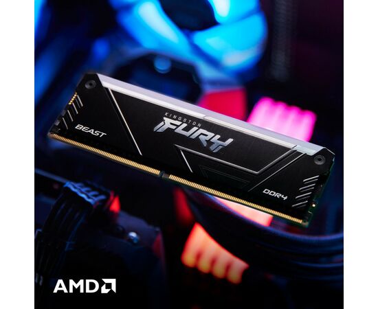 Модуль памяти для компьютера DDR4 16GB 3200 MHz Beast RGB Kingston Fury (ex.HyperX) (KF432C16BB2A/16), изображение 10 Модуль памяти для компьютера DDR4 16GB 3200 MHz Beast RGB Kingston Fury (ex.HyperX) (KF432C16BB2A/16), изображение 10