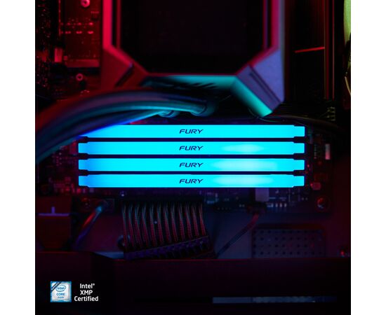 Модуль памяти для компьютера DDR4 16GB 3200 MHz Beast RGB Kingston Fury (ex.HyperX) (KF432C16BB2A/16), изображение 9 Модуль памяти для компьютера DDR4 16GB 3200 MHz Beast RGB Kingston Fury (ex.HyperX) (KF432C16BB2A/16), изображение 9