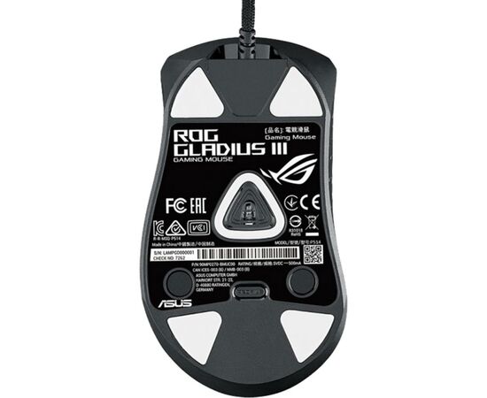 Мышка ASUS ROG Gladius III USB Black (90MP0270-BMUA00), изображение 6 Мышка ASUS ROG Gladius III USB Black (90MP0270-BMUA00), изображение 6