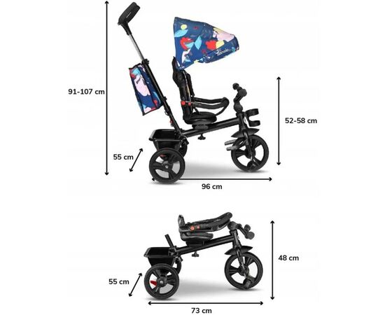 Детский велосипед Lionelo Haari Blue Navy (LO-HAARI BLUE NAVY), изображение 4