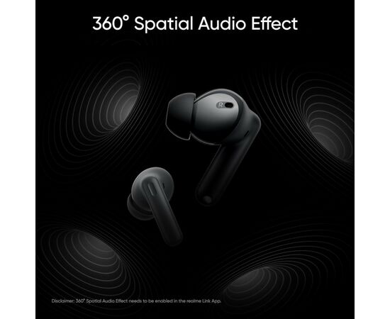 Наушники realme Buds T300 Stylish Black (631209000025), изображение 6 Наушники realme Buds T300 Stylish Black (631209000025), изображение 6