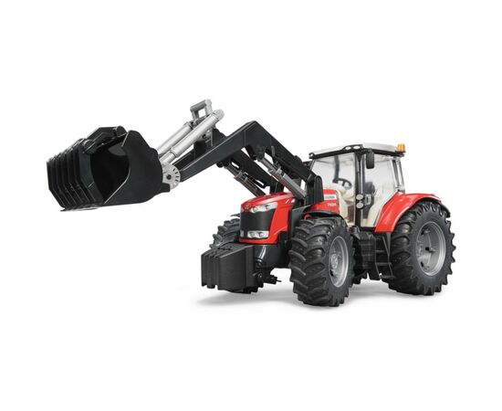 Спецтехника Bruder Massey Ferguson 7624 с передним погрузчиком 1:16 (03047), изображение 10 Спецтехника Bruder Massey Ferguson 7624 с передним погрузчиком 1:16 (03047), изображение 10