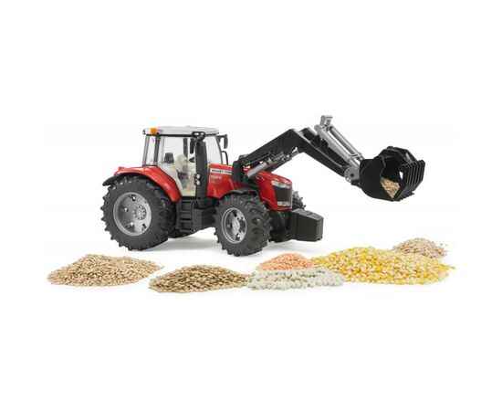 Спецтехника Bruder Massey Ferguson 7624 с передним погрузчиком 1:16 (03047), изображение 11 Спецтехника Bruder Massey Ferguson 7624 с передним погрузчиком 1:16 (03047), изображение 11