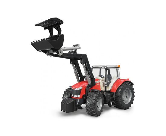 Спецтехника Bruder Massey Ferguson 7624 с передним погрузчиком 1:16 (03047), изображение 4 Спецтехника Bruder Massey Ferguson 7624 с передним погрузчиком 1:16 (03047), изображение 4