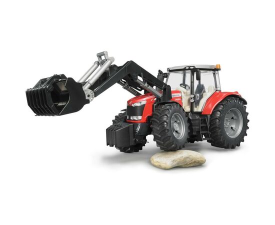 Спецтехника Bruder Massey Ferguson 7624 с передним погрузчиком 1:16 (03047), изображение 5 Спецтехника Bruder Massey Ferguson 7624 с передним погрузчиком 1:16 (03047), изображение 5
