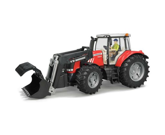 Спецтехника Bruder Massey Ferguson 7624 с передним погрузчиком 1:16 (03047), изображение 8 Спецтехника Bruder Massey Ferguson 7624 с передним погрузчиком 1:16 (03047), изображение 8