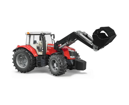 Спецтехника Bruder Massey Ferguson 7624 с передним погрузчиком 1:16 (03047), изображение 9 Спецтехника Bruder Massey Ferguson 7624 с передним погрузчиком 1:16 (03047), изображение 9