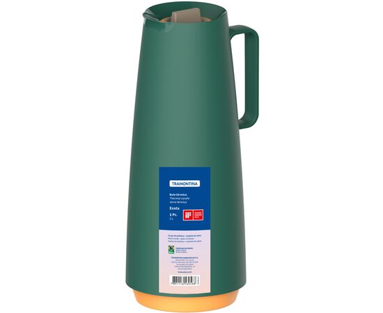 Термос Tramontina Exata 1 л Зелений (61636/107), изображение 8 Термос Tramontina Exata 1 л Зелений (61636/107), изображение 8