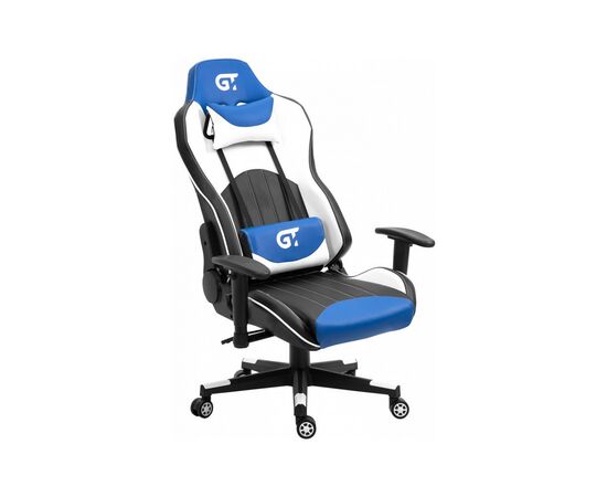 Кресло игровое GT Racer X-5813 Black/Blue/White, изображение 6 Кресло игровое GT Racer X-5813 Black/Blue/White, изображение 6