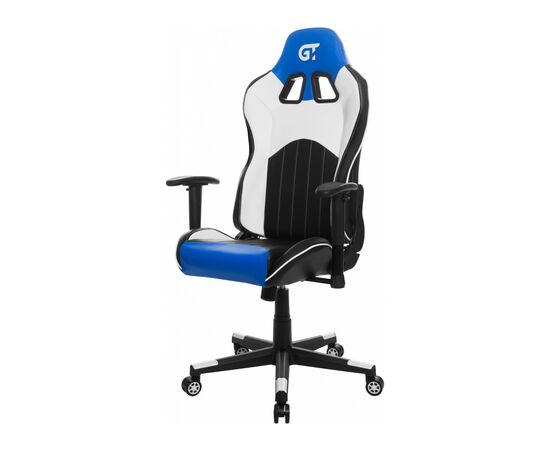 Кресло игровое GT Racer X-5813 Black/Blue/White, изображение 9 Кресло игровое GT Racer X-5813 Black/Blue/White, изображение 9
