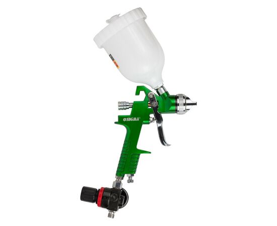 Краскопульт Sigma HVLP 1.4 верхний бак, редуктор (6812081), изображение 3 Краскопульт Sigma HVLP 1.4 верхний бак, редуктор (6812081), изображение 3