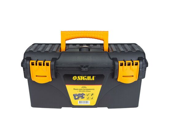Ящик для инструментов Sigma набор 2в1 410x209x195мм, 535x291x280мм (7403881), изображение 4 Ящик для инструментов Sigma набор 2в1 410x209x195мм, 535x291x280мм (7403881), изображение 4
