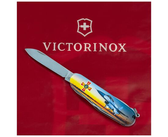 Нож Victorinox Climber Army Чорний Літак + Емблема ПС ЗСУ (1.3703.3_W3040p), изображение 5 Нож Victorinox Climber Army Чорний Літак + Емблема ПС ЗСУ (1.3703.3_W3040p), изображение 5