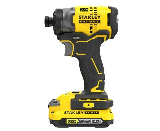 Гайковерт Stanley FatMax, 18V, 2x2Ah, 190Нм, 2900об/мин, 3800уд/мин (SFMCF820D2K), изображение 2 Гайковерт Stanley FatMax, 18V, 2x2Ah, 190Нм, 2900об/мин, 3800уд/мин (SFMCF820D2K), изображение 2
