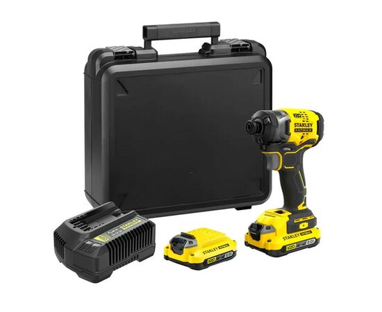 Гайковерт Stanley FatMax, 18V, 2x2Ah, 190Нм, 2900об/мин, 3800уд/мин (SFMCF820D2K), изображение 3 Гайковерт Stanley FatMax, 18V, 2x2Ah, 190Нм, 2900об/мин, 3800уд/мин (SFMCF820D2K), изображение 3