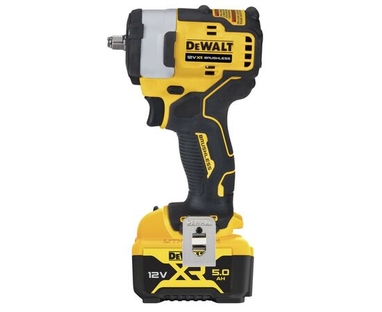 Гайковерт DeWALT 12V XR Li-lon, бесщеточный, 338 Нм, 2x5Ah, кейс TSTAK (DCF903P2), изображение 2 Гайковерт DeWALT 12V XR Li-lon, бесщеточный, 338 Нм, 2x5Ah, кейс TSTAK (DCF903P2), изображение 2