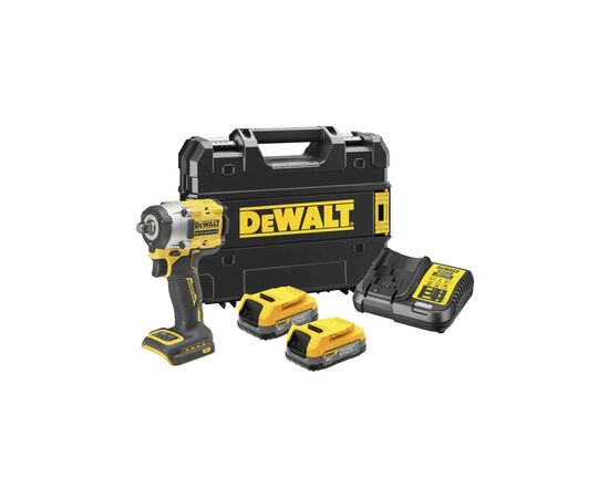 Гайковерт DeWALT 18V XR Li-lon PowerStack 2x1.7Ah, бесщеточный, 406 Нм, кейс TSTAK (DCF921E2T), изображение 3 Гайковерт DeWALT 18V XR Li-lon PowerStack 2x1.7Ah, бесщеточный, 406 Нм, кейс TSTAK (DCF921E2T), изображение 3