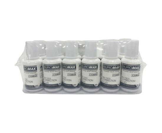 Корректор Buromax fluid "JOBMAX" 20ml (BM.1003), изображение 2 Корректор Buromax fluid "JOBMAX" 20ml (BM.1003), изображение 2
