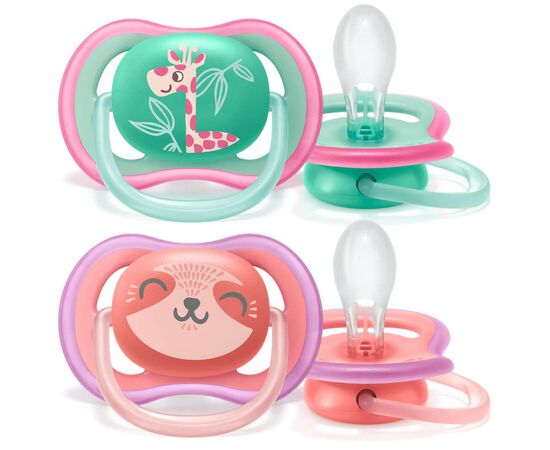 Пустушка Philips AVENT Ultra Air 18+ міс. 2 шт. для дівчаток (SCF349/12)